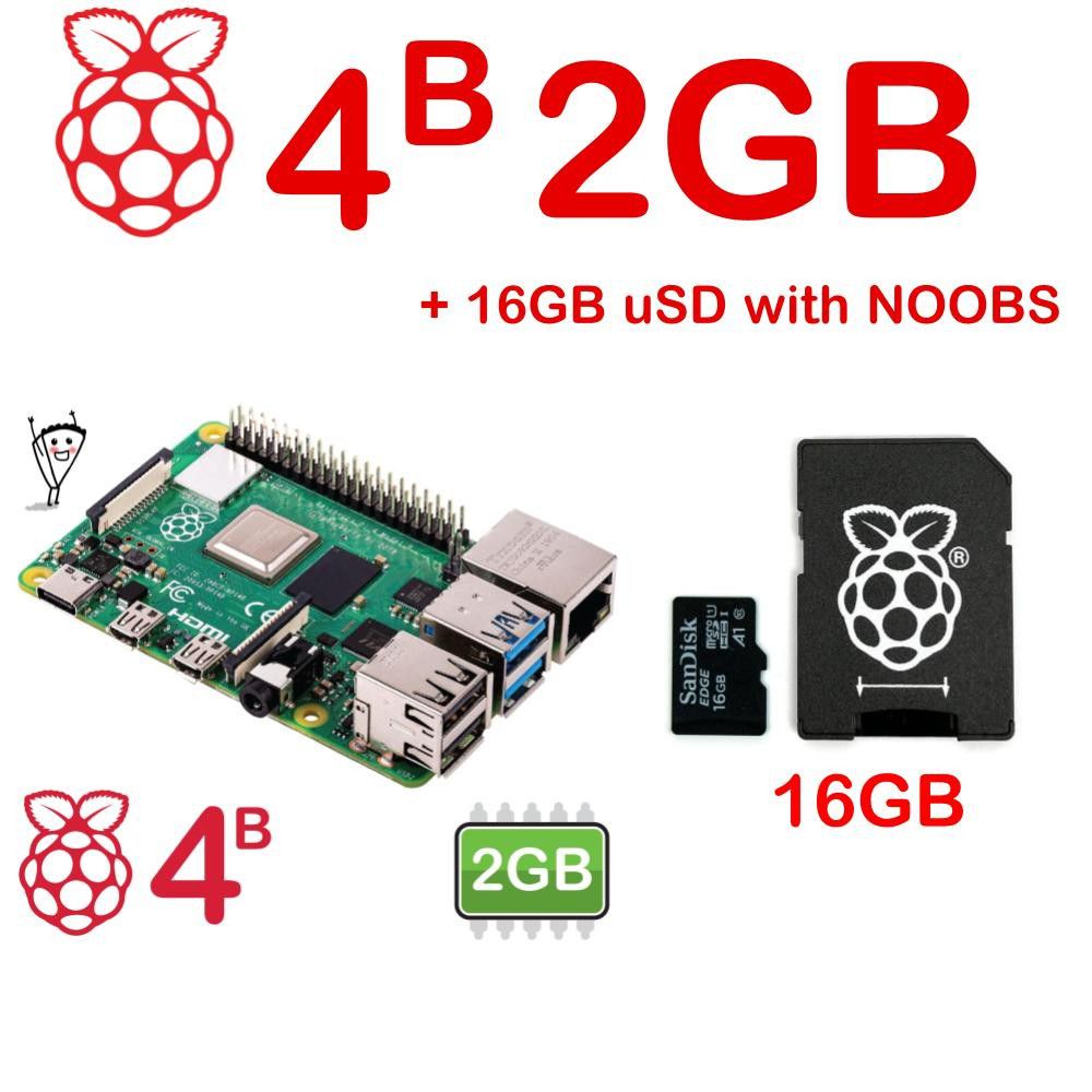 Raspberry Pi 4 Model B 2GB And Kits