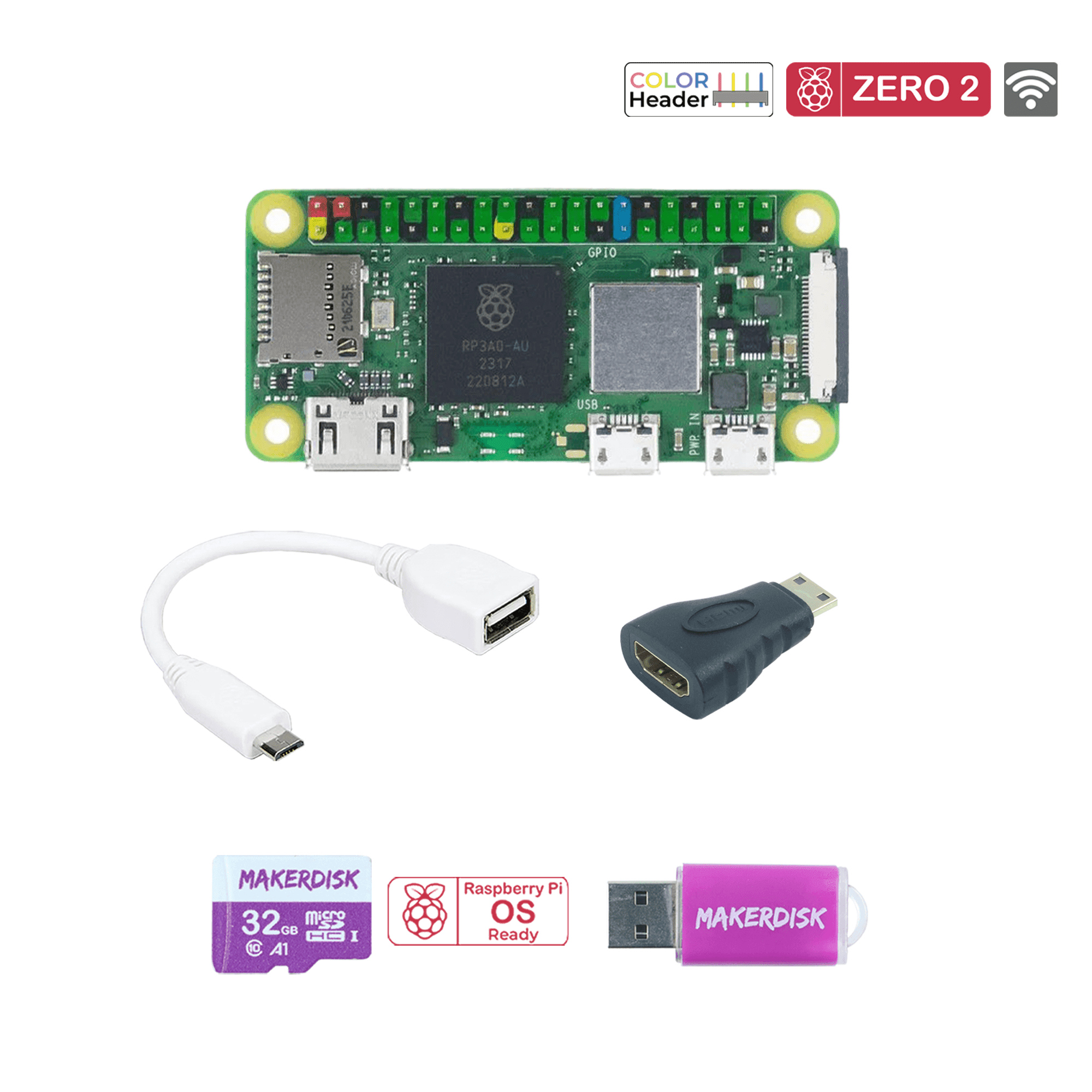 Raspberry Pi Zero W WH 2W 2WCH And Bundles