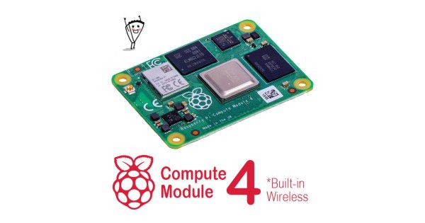 Raspberry Pi Cm With Wireless Pick Ram And Emmc