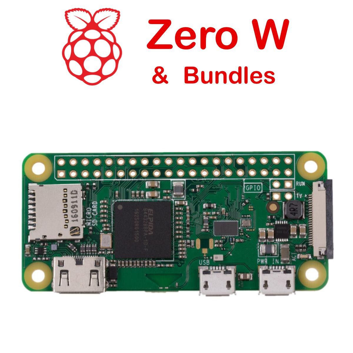 Raspberry Pi Zero W And Bundles