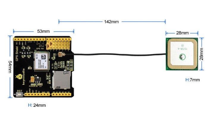 Neo M Gps And Microsd Shield For Arduino