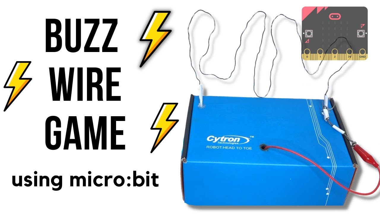 DIY Buzz Wire Game Using micro:bit