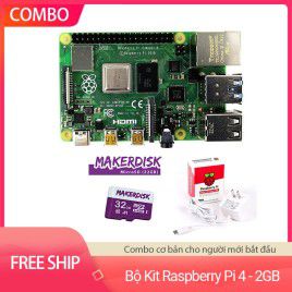 Bộ Kit Raspberry Pi 4 Model B 2GB - Cơ bản