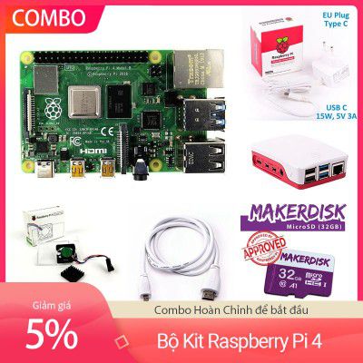 Bộ Kit Raspberry Pi 4 Model B 4GB - Hoàn chỉnh
