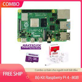 Bộ Kit Raspberry Pi 4 Model B 8GB - Cơ bản