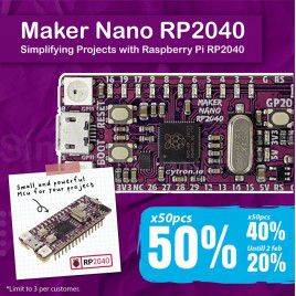 Maker Nano RP2040: Simplifying Projects with Raspberry Pi RP2040