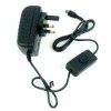 5V 1.5A Adapter micro B c/w Switch (UK Plug)