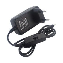 5V 3A USB-C with Switch Power Adapter - EU Plug
