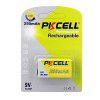 PKCELL NiMH Rechargeable 9V 250mAh Battery