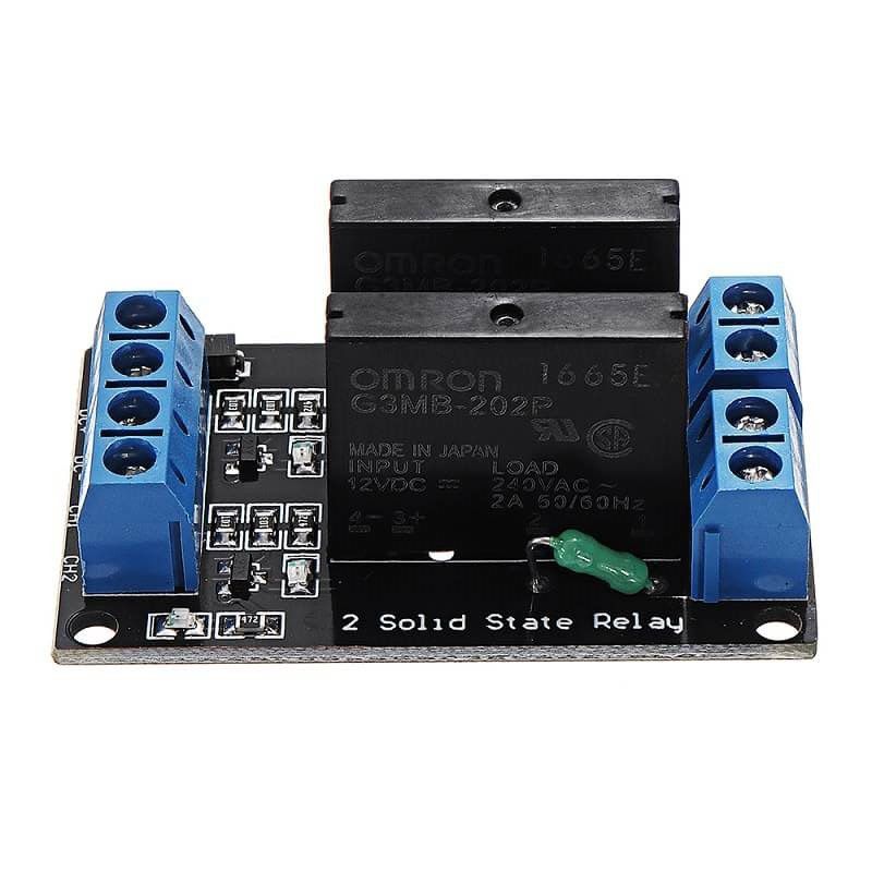 2 Channels Solid State Relay Module(Low Trigger)