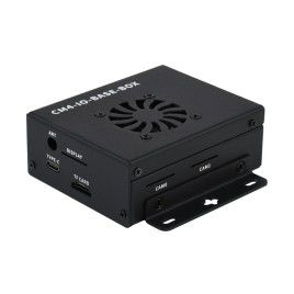 Metal Case with Mini Base A with Cooling Fan and Power Adapter w/o CM4