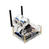 Acrylic Case with Cooling Fan for Jetson Nano 4GB(A02/B01) and 2GB