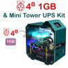 Mini Tower UPS Kit for Raspberry Pi 4 Model B