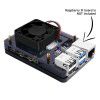 ICE Tower CPU Cooling Fan with Case for RPi 4B - Black