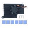 Black Active Cooler for Raspberry Pi 5