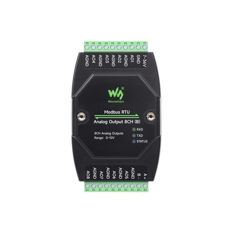 Industrial 8-Ch Analog Output Module