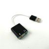 USB to Dual Audio Adapter - 3.5mm Mic and Speaker