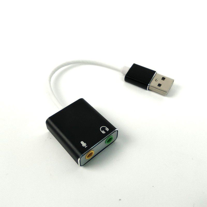 bede Invitere Reporter USB to Dual Audio Adapter - 3.5mm Mic and Speaker