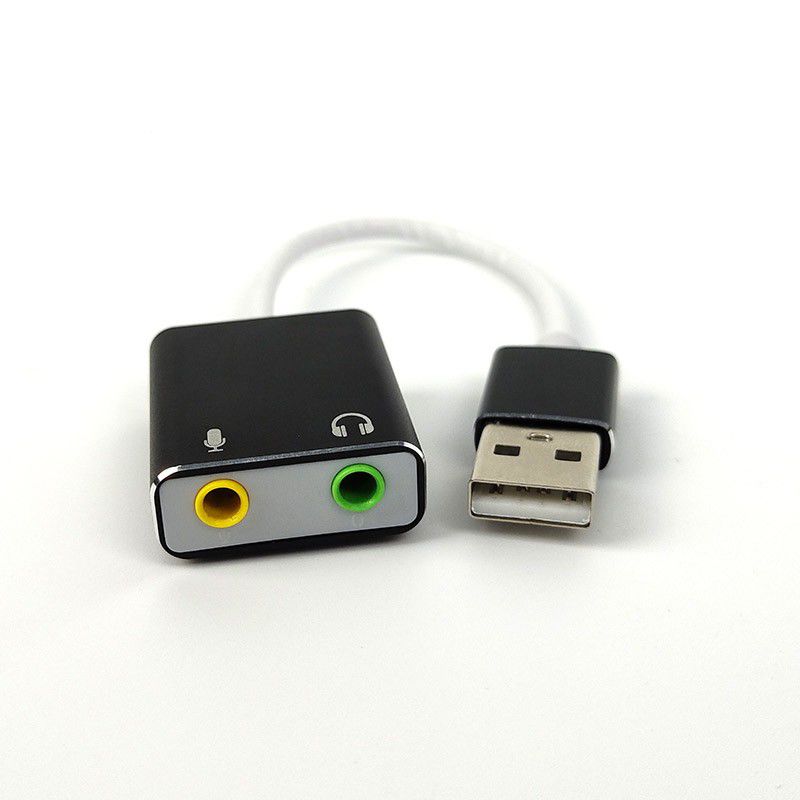 bede Invitere Reporter USB to Dual Audio Adapter - 3.5mm Mic and Speaker