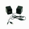 6W Stereo USB Powered 3.5mm Jack Speaker-Black