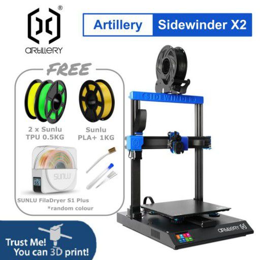Artillery Sidewinder X2 3D Printer - Partially Assembled