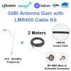 LoRa 923 MHz Fiberglass 30cm 3dBi Antenna with LMR400 Coaxial Cable