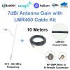 LoRa 923 MHz Fiberglass 107cm 7dBi Antenna with LMR400 Coaxial Cable