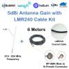 LoRa 923 MHz Fiberglass 65cm 5dBi Antenna with LMR240 Coaxial Cable