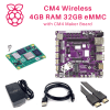 Raspberry Pi CM4 Wireless 4G RAM 32G eMMC and Kits