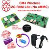 Raspberry Pi CM4 Wireless 2G RAM Lite (no eMMC) and Kits