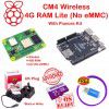 Raspberry Pi CM4 Wireless 4G RAM Lite (no eMMC) and Kits