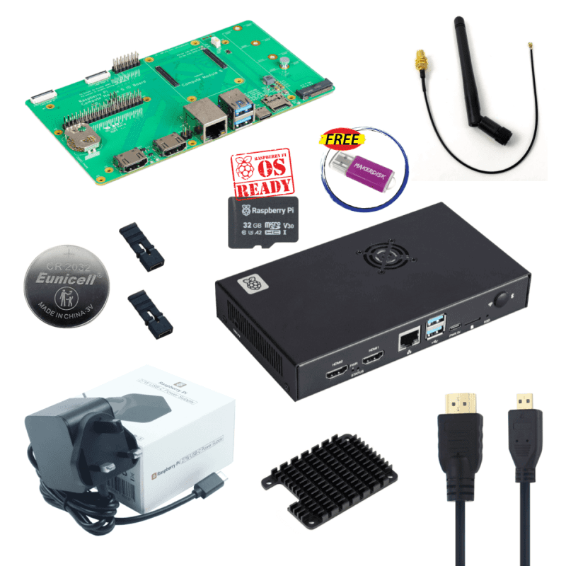 Raspberry Pi Compute Module 5 IO Board and Bundles