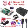 Raspberry Pi 4 Model B Basic Kits - UK Plug