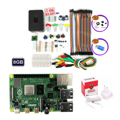 Raspberry Pi 4B 8GB Beginner Kit-EU Plug
