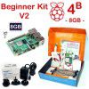 Raspberry Pi 4 Model B Beginner Kit V2-UK Plug
