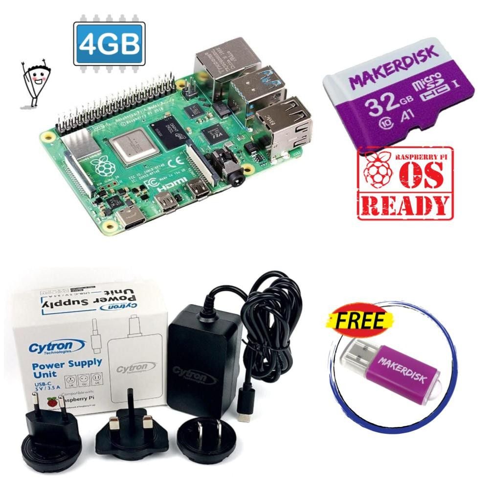 Raspberry Pi 4 Model B 4GB And Kits