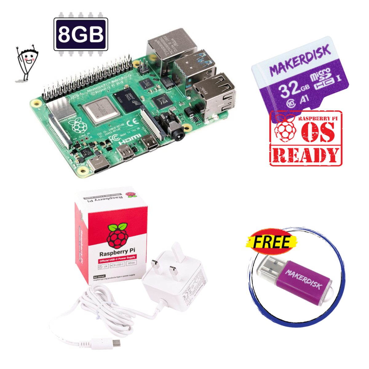 Raspberry Pi 4 Model B - 8GB