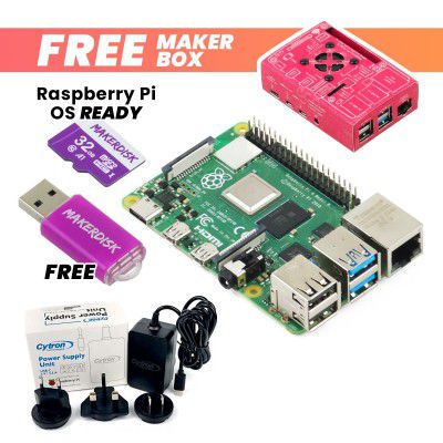 Essential Kit for Raspberry Pi 4 Model B 8GB Board