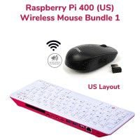 Raspberry Pi 400 Wireless Mouse Bundle 1-US Layout