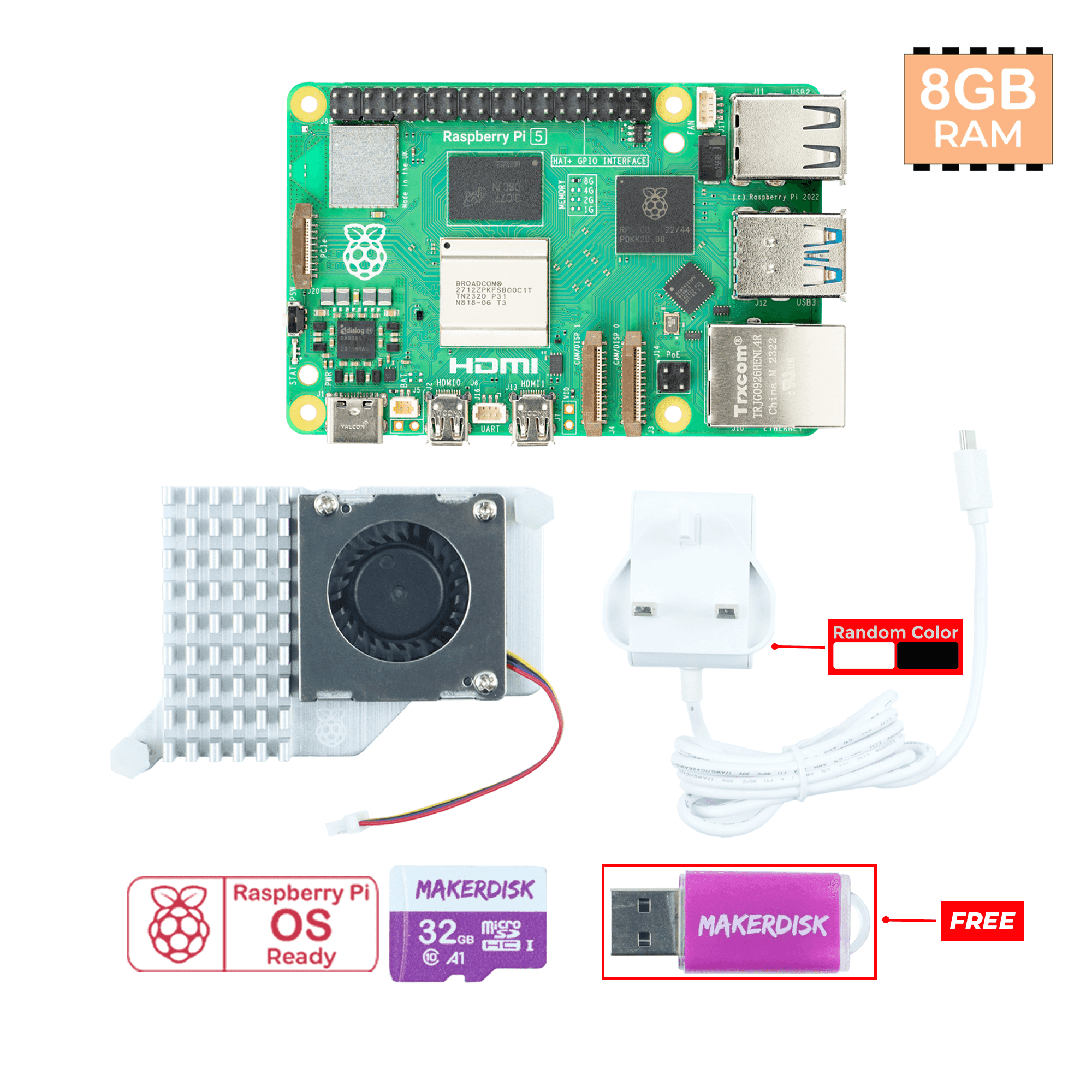 Raspberry Pi 5 Single Board Computer