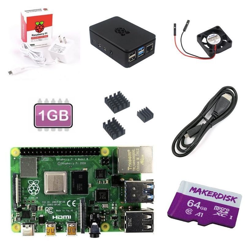 Raspberry Pi 4 Model B Starter Kit