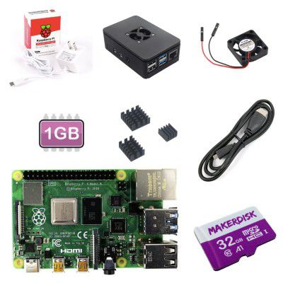 Raspberry Pi 4 (1GB) Starter Kit