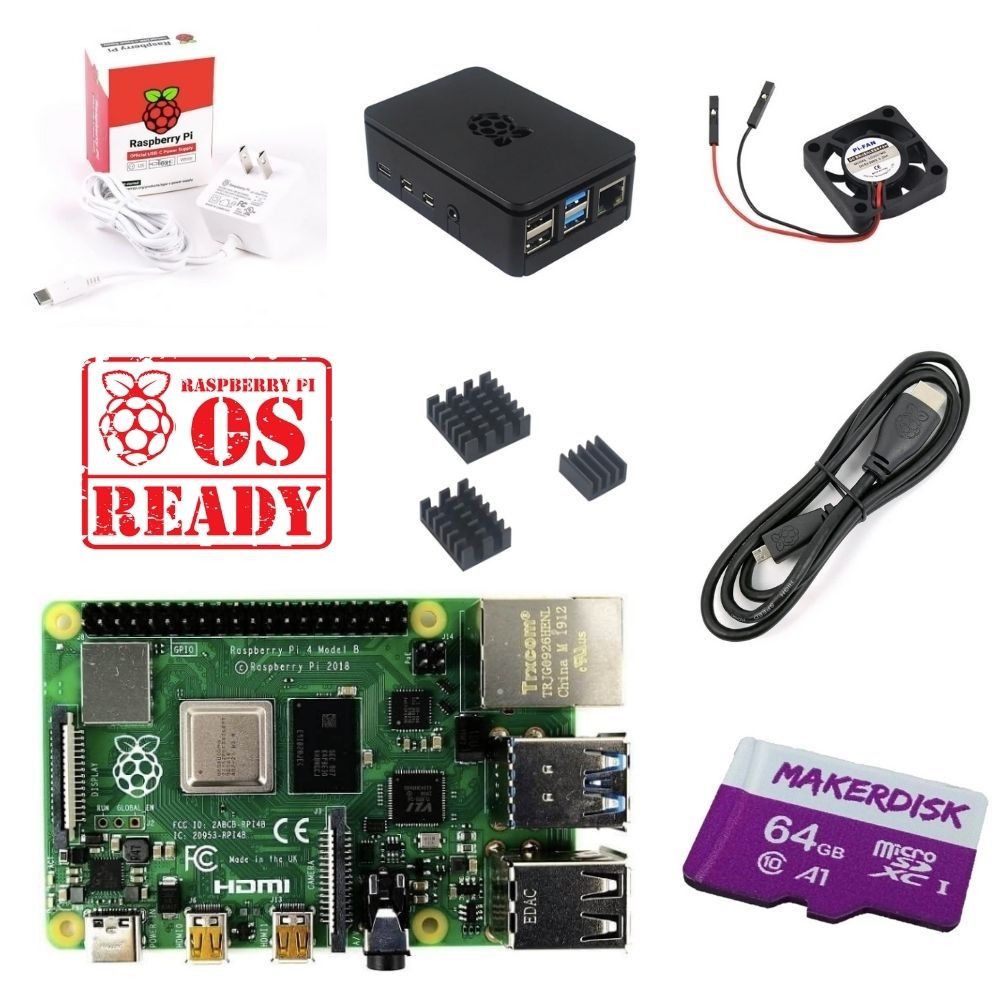 Raspberry Pi 4 Model B Starter Kit