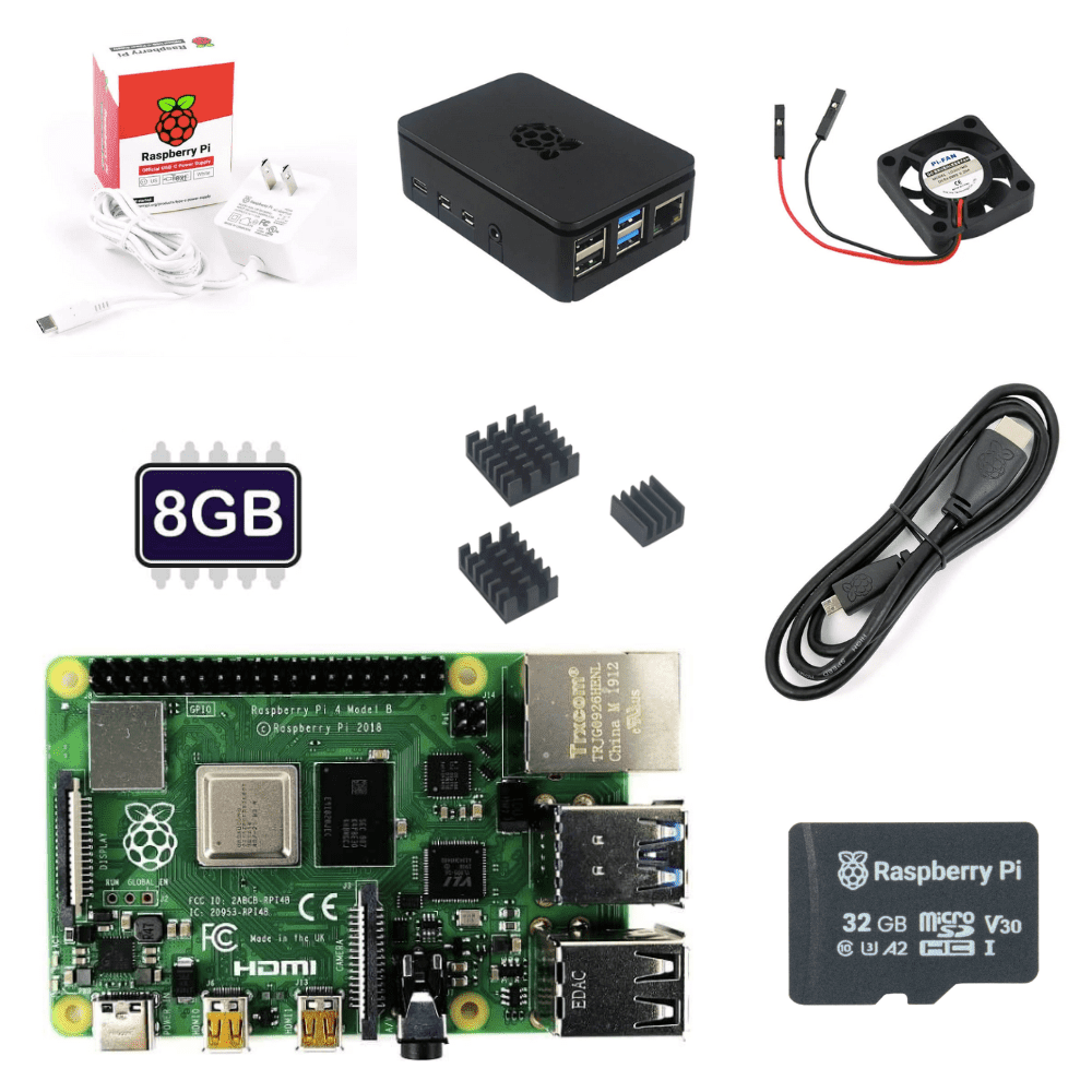 Official Raspberry Pi 4 Model B 8GB และชุดอุปกรณ์