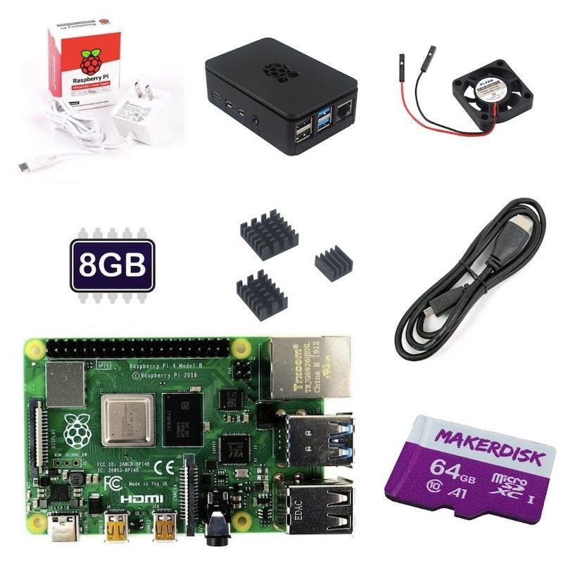 Raspberry Pi 4 Model B 8GB And Kits