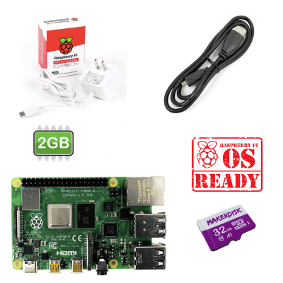 Raspberry Pi 4 (2GB) Basic Kit 