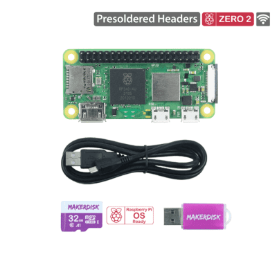 Raspberry Pi Zero 2 WH Essential Kit