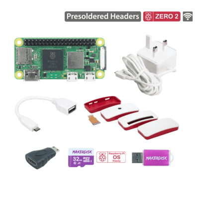 Raspberry Pi Zero 2 WH Complete Kit