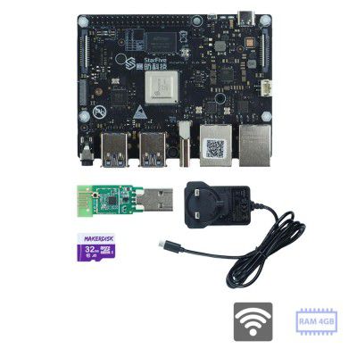 VisionFive2 4G RAM with USB Dongle Full Kit