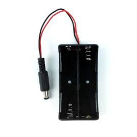 2x18650 Battery Holder with DC Jack